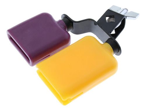 Zy Accesorio De Batería De Cencerro Abs Duradero Multicolor