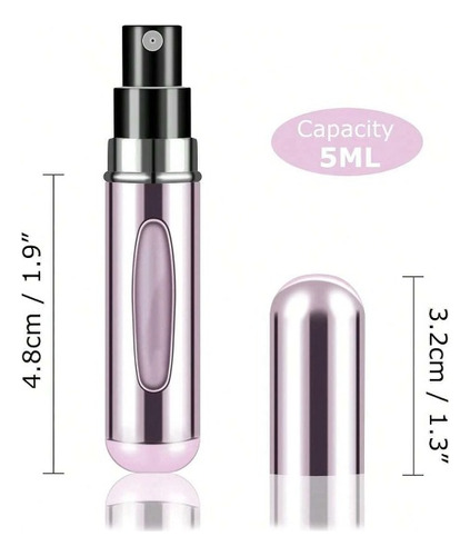Botella De Spray De Perfume Recargable Pod 5 Ml