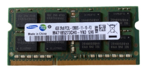Memoria Ram Para Laptop  Samsung 4 Gb Ddr3 1600 Mhz