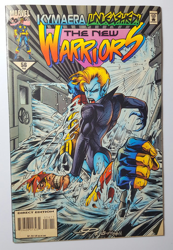 The New Warriors Diciembre 1995 Vol. 1 No. 56 Marvel Comics