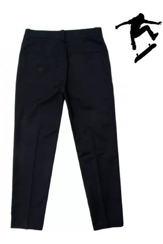 Pantalón Clásico De Gabardina Liviana Tipo Skater