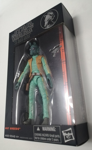 Greedo Star Wars Black Series Línea Naranja 1a Edición (Usado)
