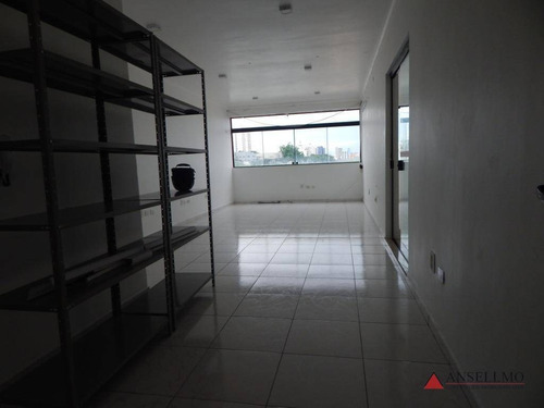 Sala Para Alugar, 120 M² Por R$ 3.922,00/mês - Centro - São Bernardo Do Campo/sp - Sa0557