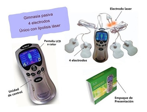 Gimnasia Pasiva 4 Electrodos Tai Adelgaza Kang + Laser