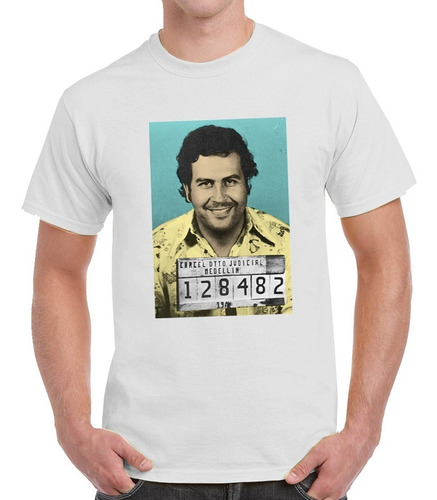 Playera De Estampada De Pablo Escobar Narcos