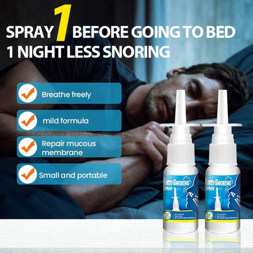 Spray Nasal Para Aliviar O Ronco, 30ml*3
