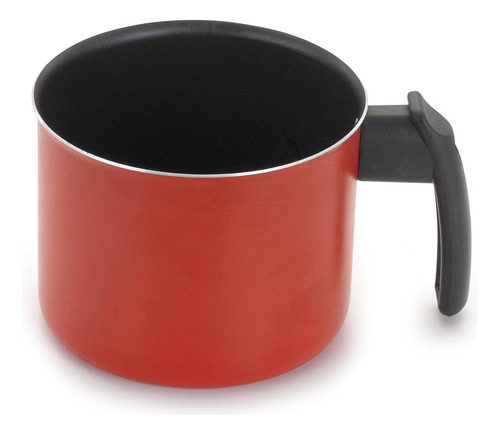 Fervedor Leiteira Antiaderente 12cm 1,2 Litros Cor Vermelho