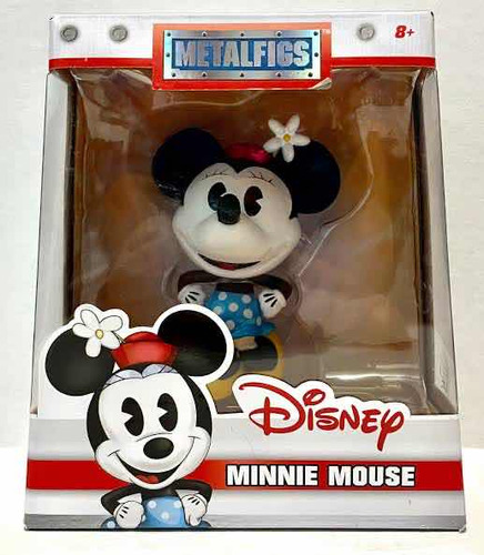 Figura Minnie Mouse Jada Metalfigs 10cm Disney Die-cast
