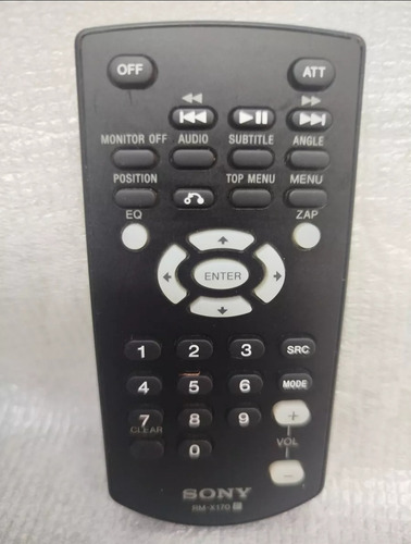 Control Remoto Original Sony Para Autoestereo Pantallas (Usado)