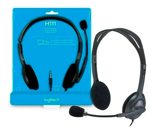 Audífonos Logitech H111 gris