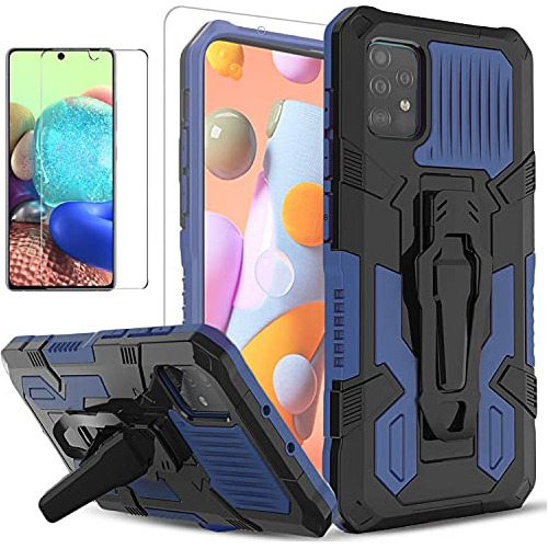 Funda Para Samsung A52 5g Blue 6 Fit De Grado Militar