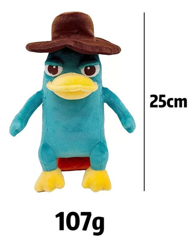 Peluche Perry El Ornitorrinco, Ornitorrinco Con Pico