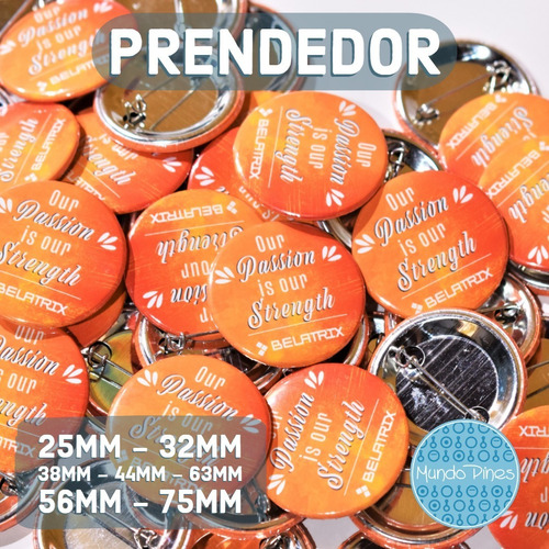 75 Pines Prendedores Souvenirs Diseños Personalizados 32mm No Aplica Personalizado