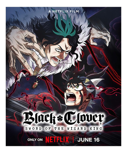 Poster De Black Clover El Anime En Netflix 2023