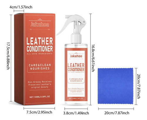 Detergente Y Acondicionador De Cuero Para Muebles De Sofá L