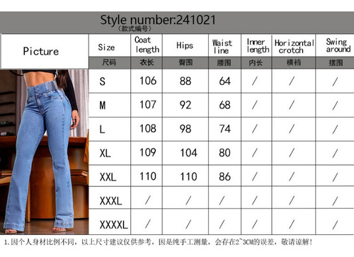 Y Pantalones Vaqueros Para Mujer Cintura Alta Elástica