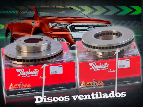 Imagen 3 de 4 de Kit Discos + Pastilla Ranger Limited 3.2 Automatica 2012enad