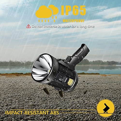 Linterna De Foco 90000 Lumenes Recargable Usb/energia Solar