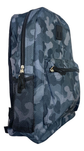 Mochila Escolar Infantil Camuflagem Militar Clio