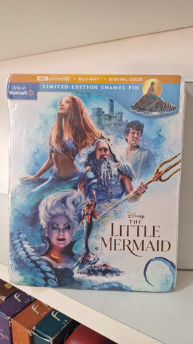 4k Ultra Hd + Blu-ray The Little Mermaid / La Sirenita 2023