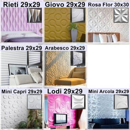 Formas De Gesso 3d Cimentício Moldes Abs Monte Kit Placa Fdg