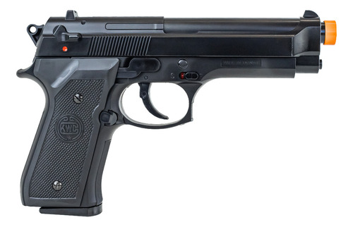 Airsoft Beretta M92 Kwc Mola 6.0 + 600 Bbs Alumínio + Óleo
