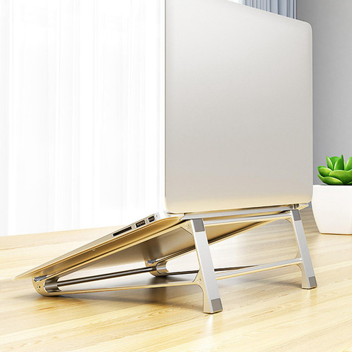 Soporte De Aluminio Para Computadora Portátil Soporte Plata
