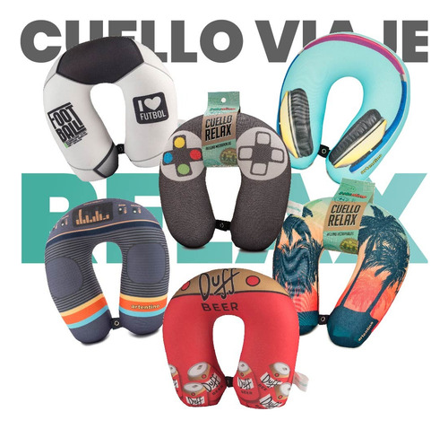 Imagen 4 de 10 de 6 Cuello Almohada Viaje Relax Microperlas Hombre Mujer Niño