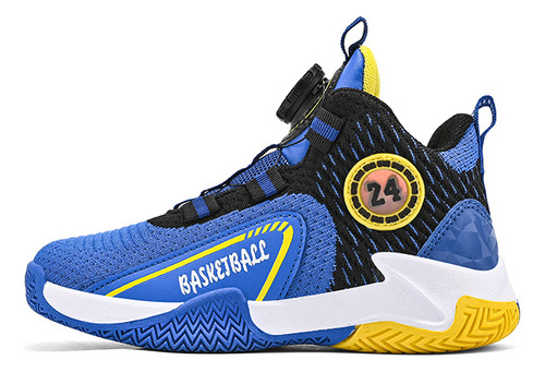 Zapatos De Baloncesto Transpirables De Punto Para Niños