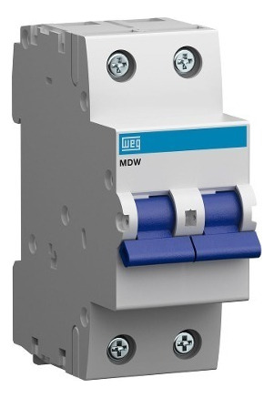 Disjuntor automático miniatura-para trilhos din WEG MDW-B32-2