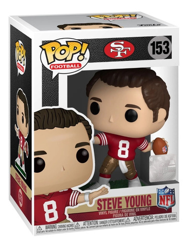 Funko Pop Steve Young #153 Nfl 49ers San Francisco