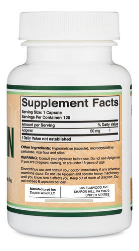 Apigenin Para Relajación, Sueño Y Estado De Ánimo