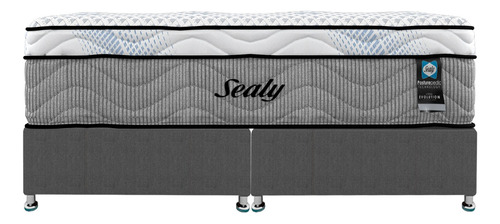 Colchon Sealy Y Box King Size Doha Posturepedic Euro Top + Envió Gratis