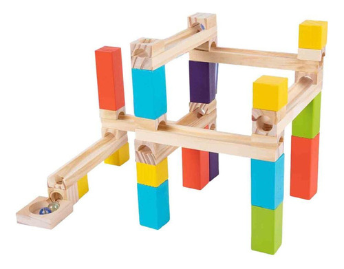 Juguete De Bloque De Construcción De De De Madera Para
