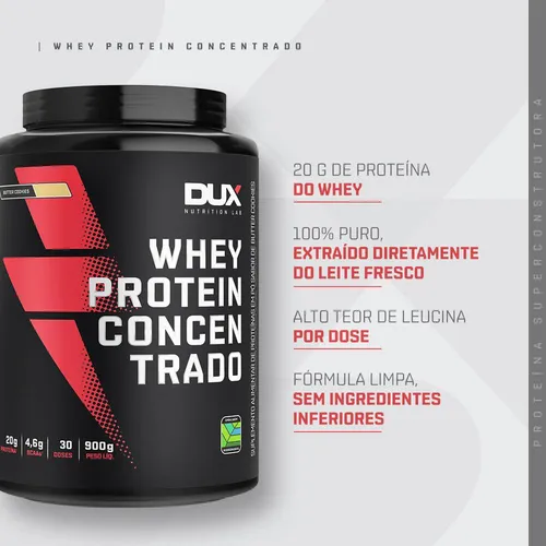 comprar Whey Protein Concentrado - Pote 900g Dux Nutrition