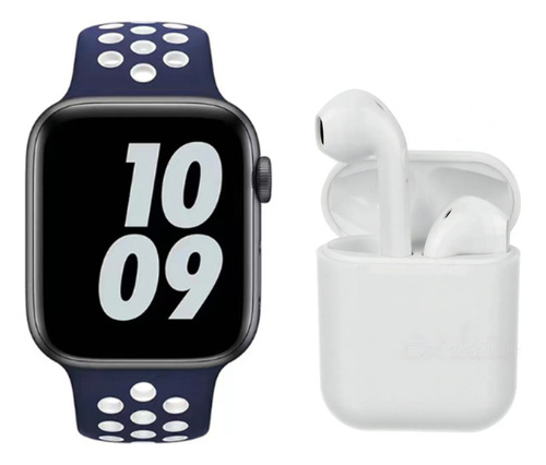 Combo Smartwatch Reloj Inteligente Con Audífonos Bluetooth