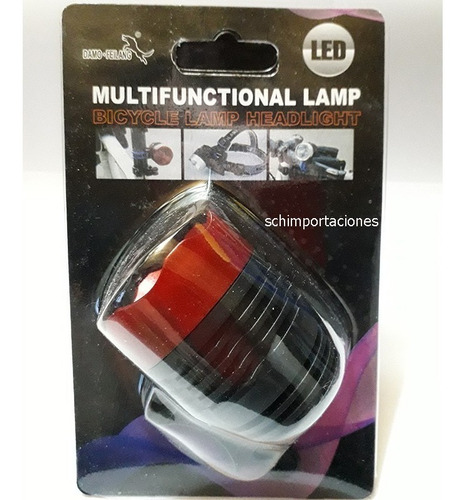 Imagen 3 de 7 de Foco Luz Led Bicicleta Delantera - Triple Función - Original
