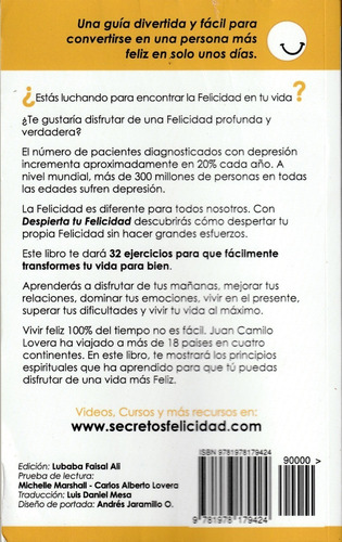 Despierta Tu Felicidad. Juan Camilo Lovera