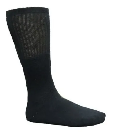comprar Medias Largas Tubulares Gruesas Blanca Negra Verde Set 3 Par