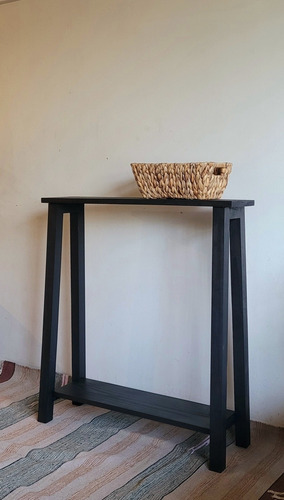 Imagen 9 de 10 de Mesa Arrimo Madera Rústica Modelo Tanu Color A Elección