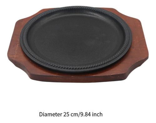 Placa De Bistec De Plancha Sizzle Placa Teppanyaki Pan De L