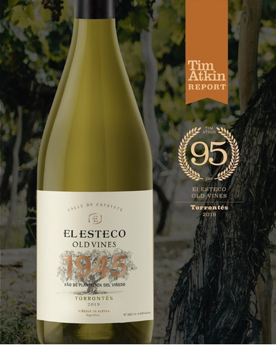 Imagen 2 de 10 de Vino El Esteco Old Vines 1945 Torrontés X 6 X 750ml. --