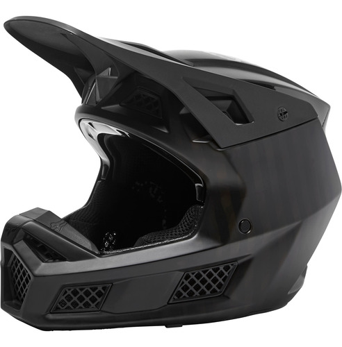 Imagen 2 de 5 de Casco Motocross Fox - V3 Rs Black Carbon #28029