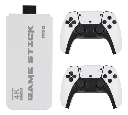 Game Stick Pro M15 4k Hdmi +30.000 Games 20 Consol Blanco
