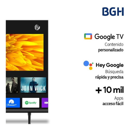 Smart Tv Bgh B5023us6g 50 Uhd 4k Google Tv Led