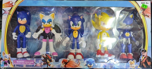 Set De Jueguetes Sonic X 4 