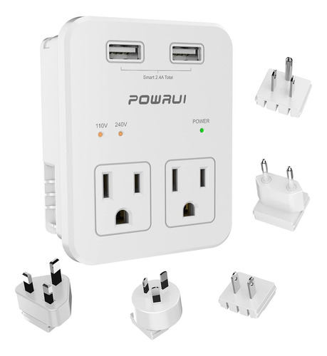 Adaptador De Enchufe Europeo Travel Essentials - Internation
