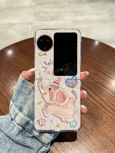 Wsjk Funda De Teléfono Dumbo Pintura Al Óleo For Adecuado