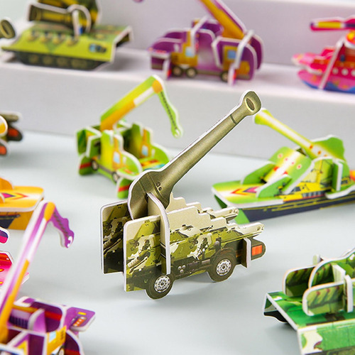 Rompecabezas 3d Temáticos De 10 Piezas, Rompecabezas Auto