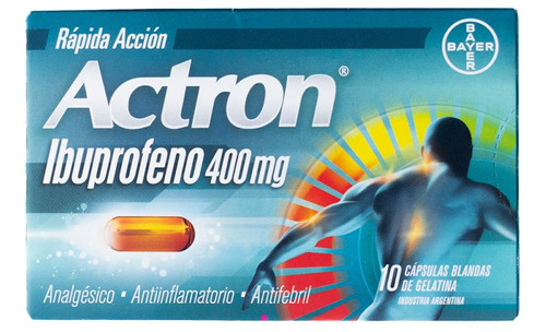 Actron 400 Mg Rapida Accion 10 Cápsulas